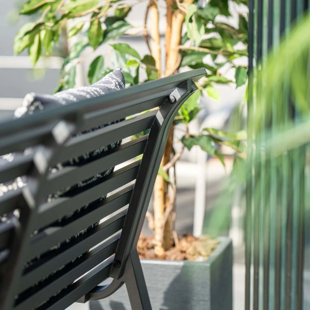 Garden Impressions Boaz tuinbank - donker grijs