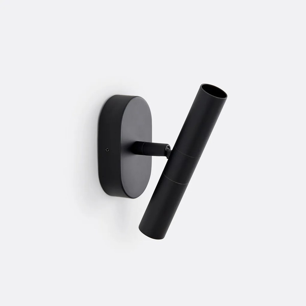 Richtbare wandlamp in metaal, Joha