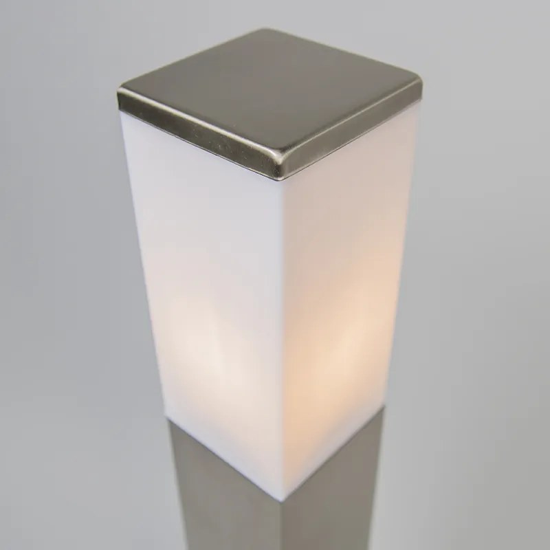 Smart buitenlamp 80 cm staal incl. Wifi P45 - Malios