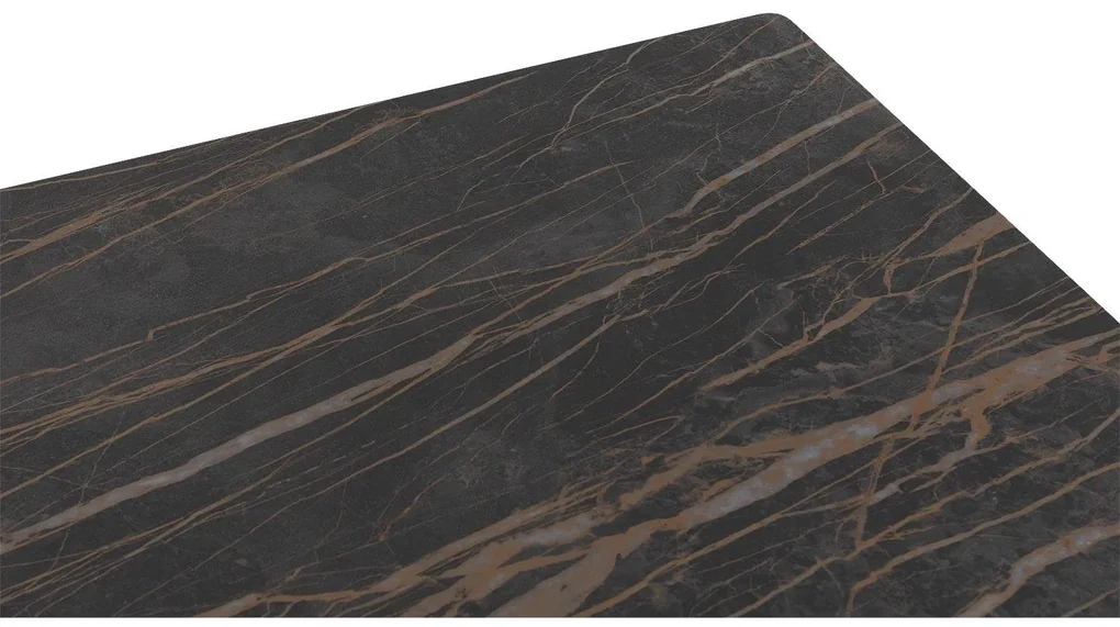 Goossens Excellent Eettafel Cipressen, Rechthoekig 180 x 90 cm met afgeronde hoeken
