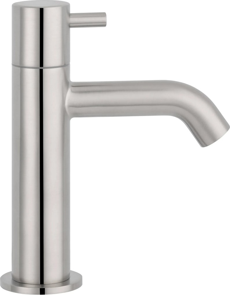 Saqu Eurotrend fonteinkraan met greep geborsteld nikkel PVD-coating