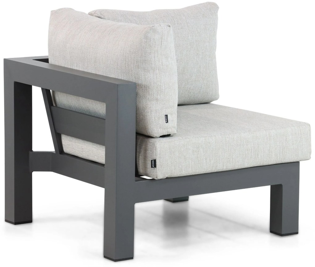 Hoek loungeset 5 personen Aluminium Grijs Lifestyle Garden Furniture Luca