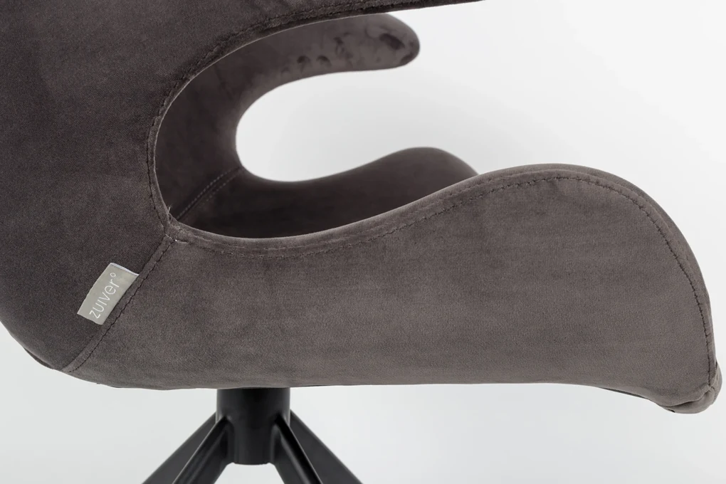 Zuiver Mia Eetkamerstoel Velvet Grijs
