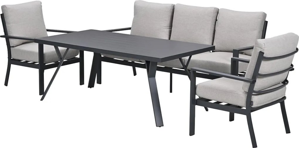 Garden Impressions Senja lounge dining set 4-delig - sandstone