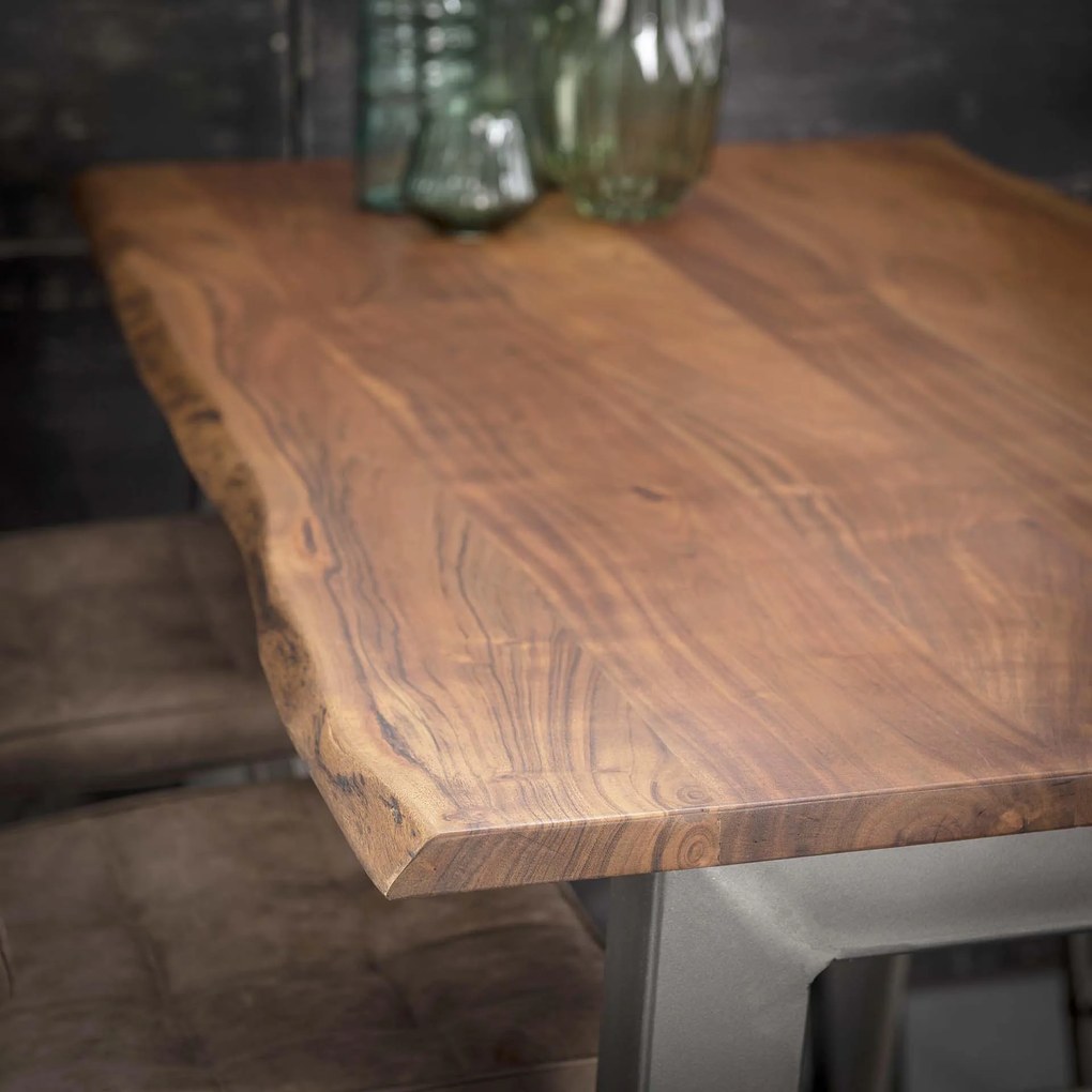 Industriele Boomstam Bartafel - 147 X 80cm.