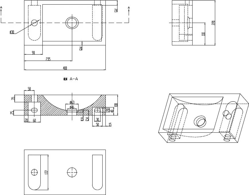 Lambini Designs Recto rechts natuursteen fonteinset met verouderd messing gebogen fonteinkraan en toebehoren