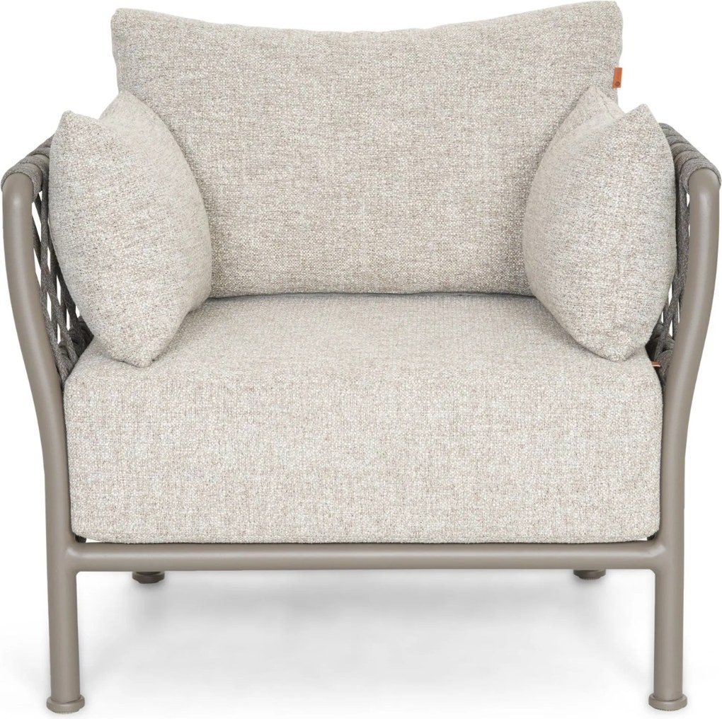 Tuinstoel Rope Taupe-naturel-bruin Santika Miyora