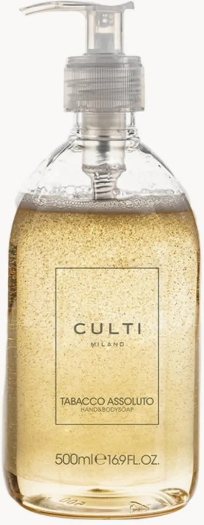 Hand- en lichaamszeep Tabacco Assoluto (bergamot, tabak, muskus), 500 ml