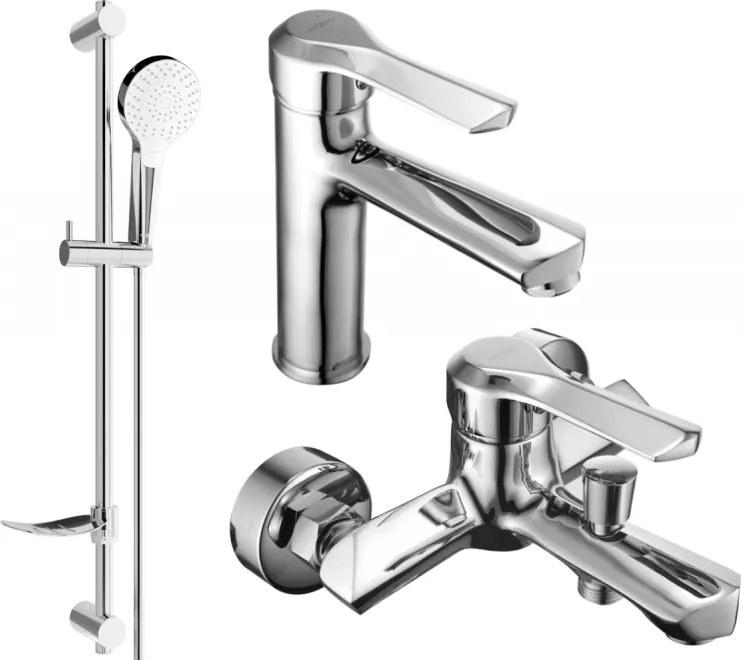 Mexen Sabre DF05 badkuipset, chroom - 72103DF05-00