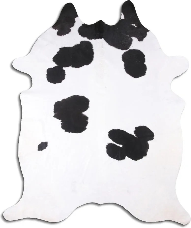Dutch by Design | Koeienhuid Carlina lengte 225 cm x breedte 200 cm wit, zwart koeienhuiden koeienhuid vachten vloerkleden | NADUVI outlet