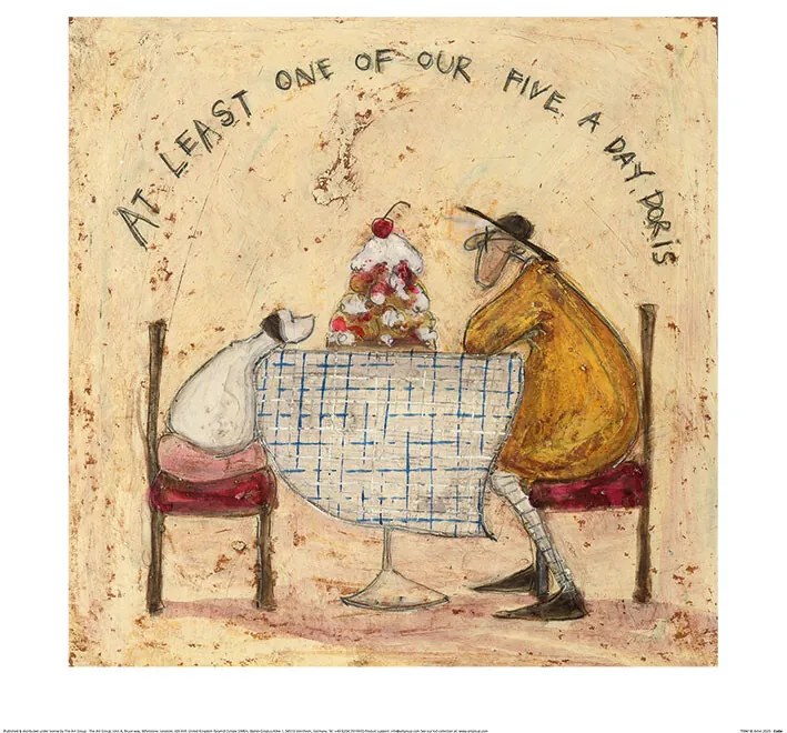 Kunstdruk Sam Toft - At Least One of Our Five A Day Doris