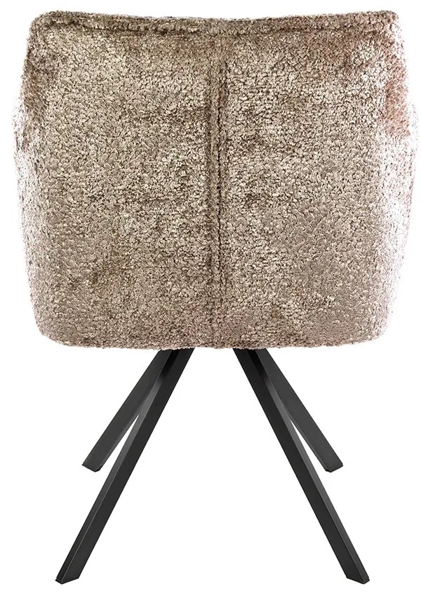 Velvet Eetkamerstoel Draaibaar Zand