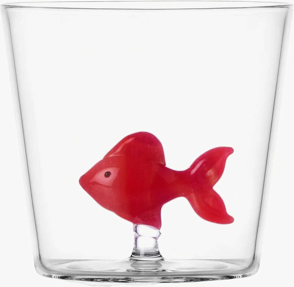 Handgemaakte tumbler Red Fish