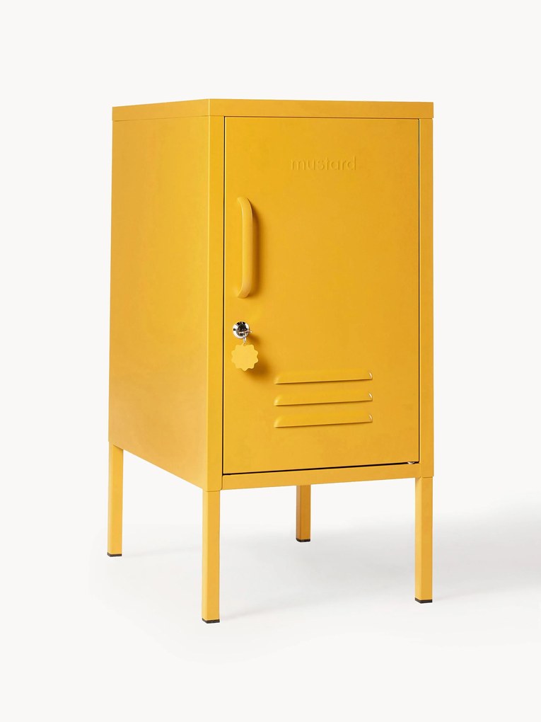 Metalen nachtkastje The Shorty, met opening aan de linker- of rechterkant