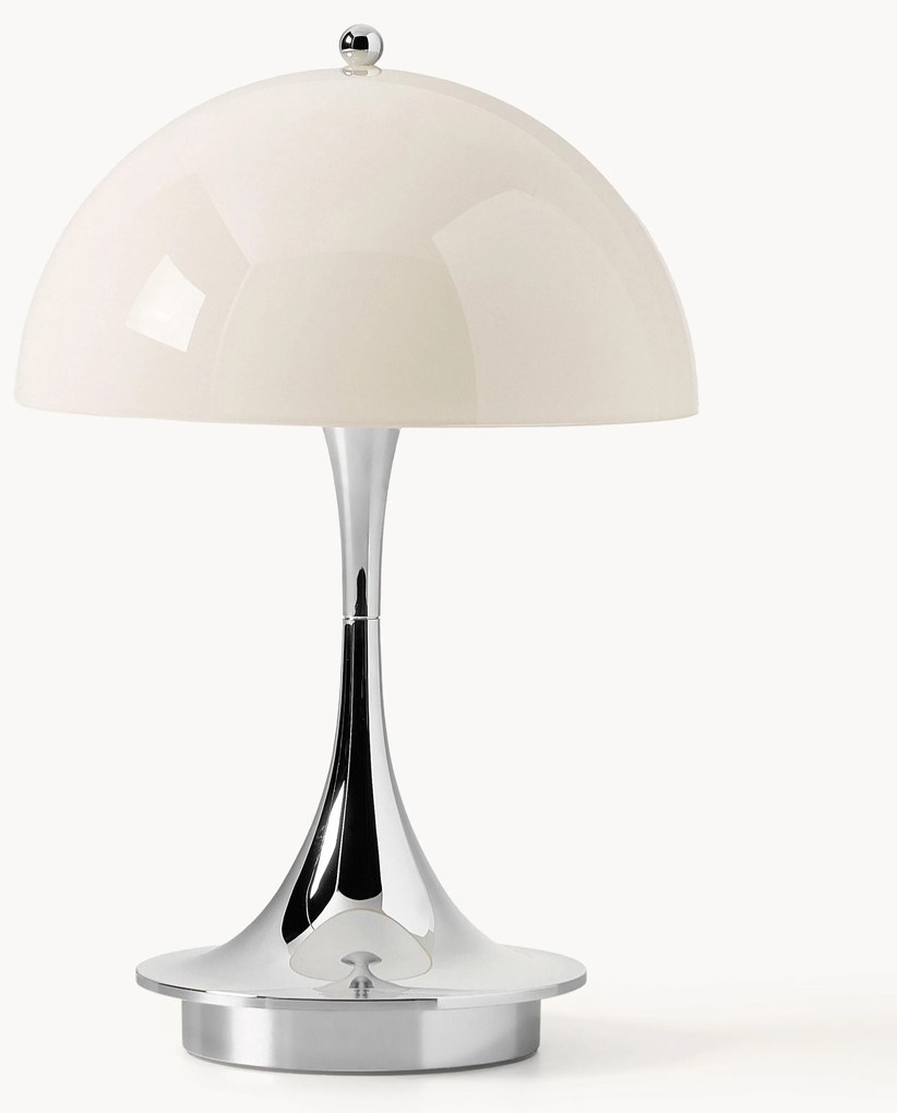Mobiele dimbare LED tafellamp Panthella H 24 cm, ontwerp Verner Panton