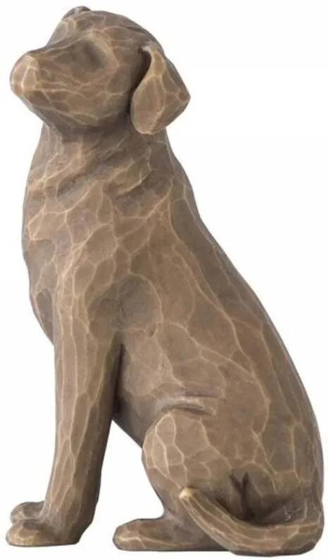 : Love my Dog (dark) Prachtig beeldje van polyresin: Beelden & Figuren