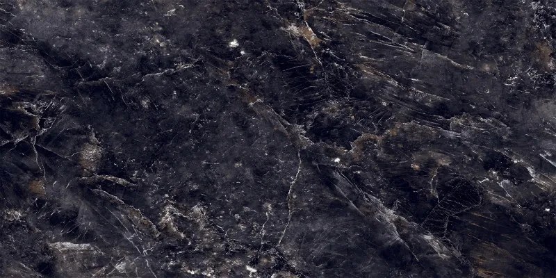 Mexen Rokocha Zwarte geglazuurde gres rect. G1, vloer- en wandtegel 120 x 60 cm, hoge glans - TL205-120-060-01
