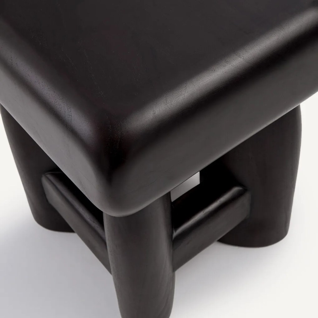 Massief teakhouten bijzettafel, Bisco