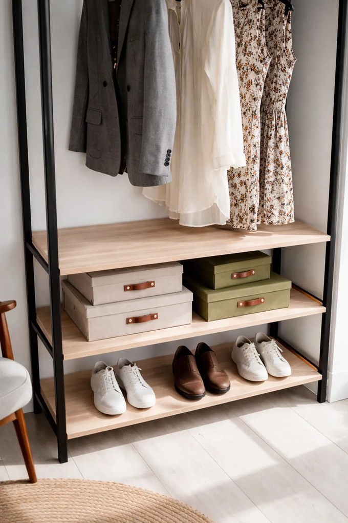 Kast met Planken Onsa 84x40x180cm