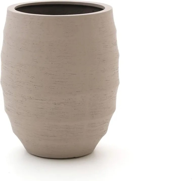 Bloempot Luca Lifestyle Bordo | Taupe Kunststof  | ø55cm | Geschikt voor Buiten en binnen | Kees Smit Tuinmeubelen