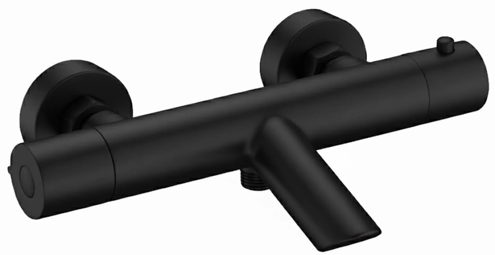 Saqu Eurotrend badkraan thermostatisch mat zwart