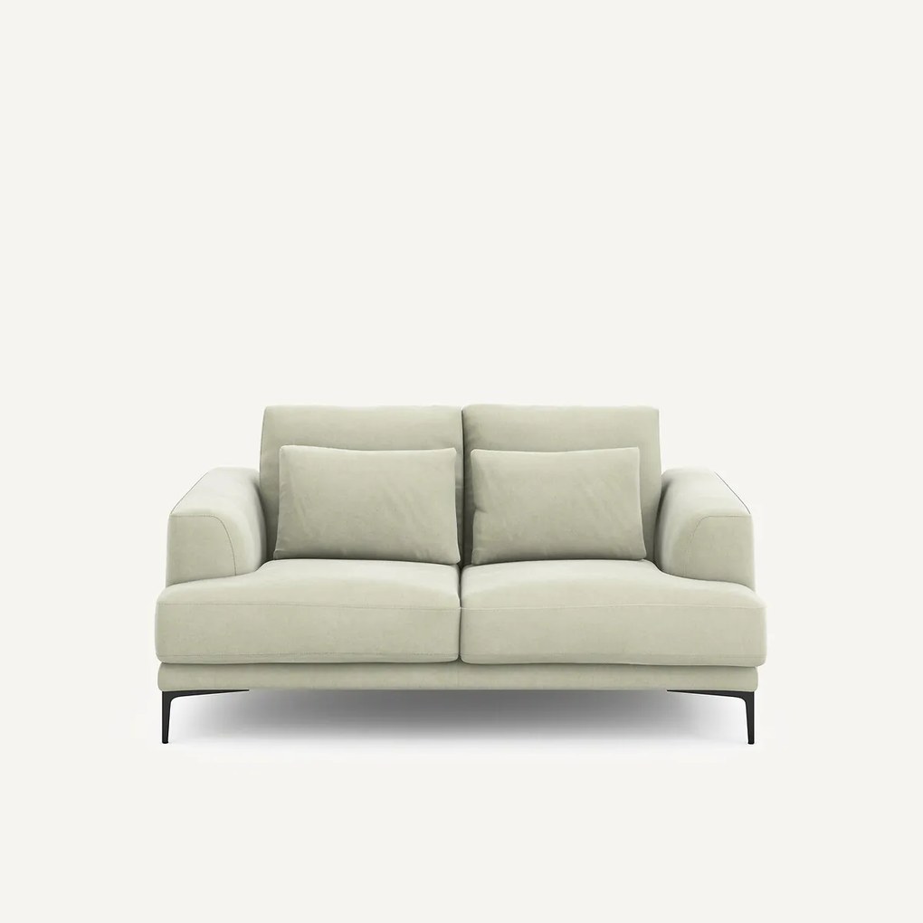 2-zits bank in stonewashed fluweel, Marsile