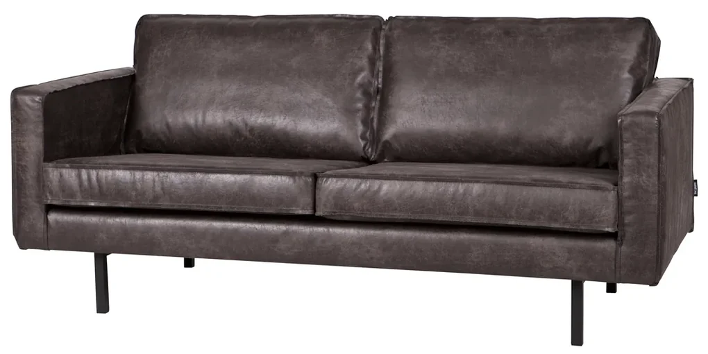 BePureHome Rodeo 2,5-zits Bank Leer Zwart