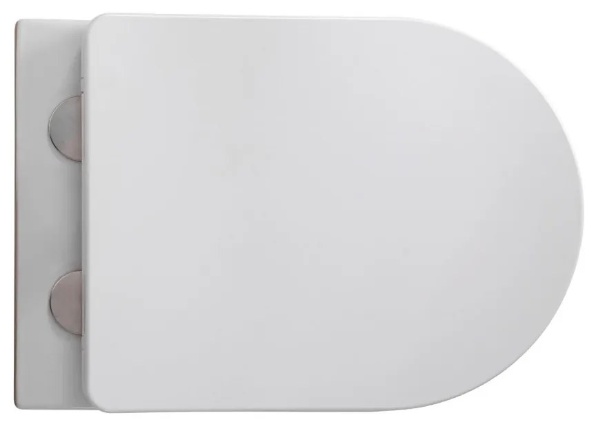 Sanigoods Flutty hangtoilet ribbel tornado flush glanzend wit