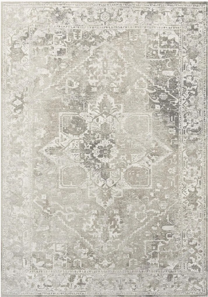 Laagpolig jacquard vloerkleed Tabriz