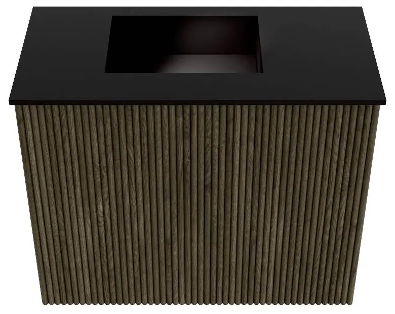 Mondiaz Joya 50cm toiletmeubel shadow met wastafel faye links zonder kraangat urban