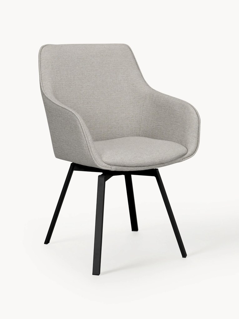 Draaibare armstoelen Alison, 2-delig