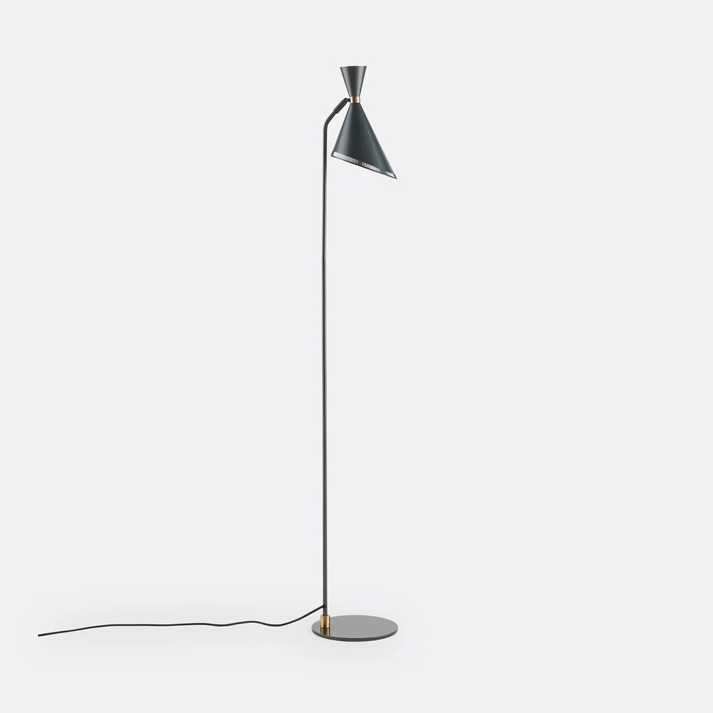Richtbare voetlamp in smeedijzer, Farria