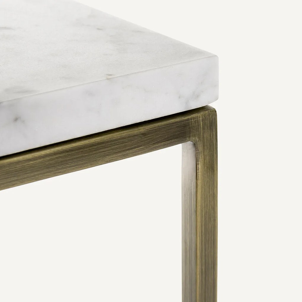 Wandtafel met verouderd messing effect/marmer, Mahaut