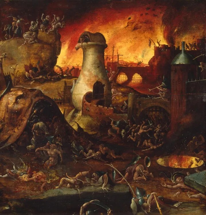 Kunstreproductie Hell, Hieronymus Bosch