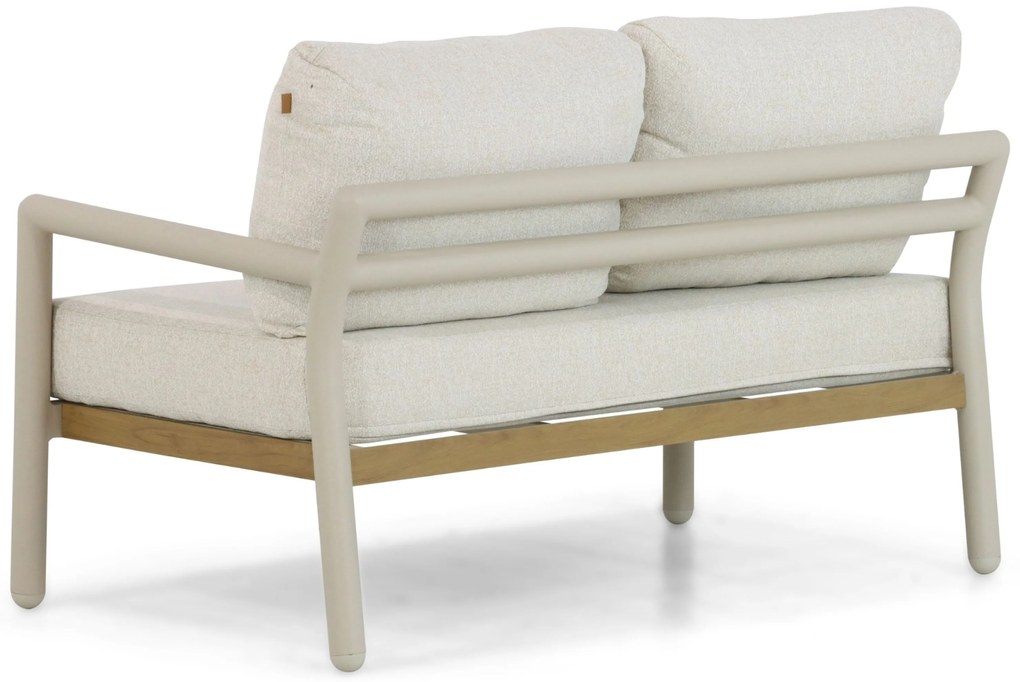 Hoek loungeset 5 personen Aluminium Taupe Santika Furniture Santika