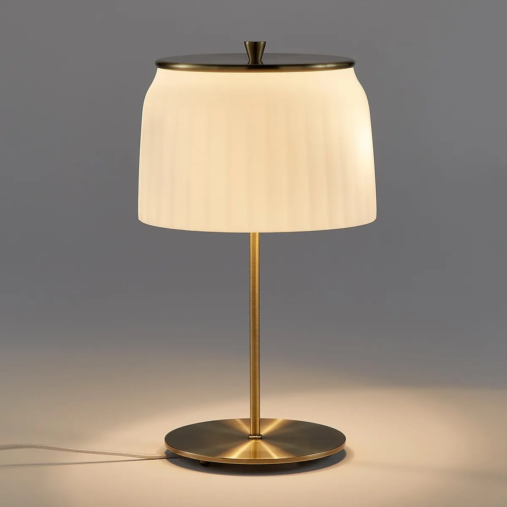 Lamp op voet opaline Canelé