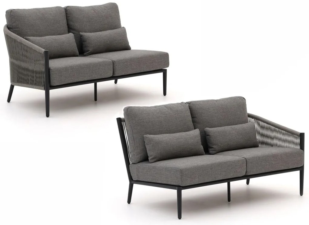 Loungebank Tuin Bellagio  | Aluminium | Tuinbank Grijs | Kees Smit Tuinmeubelen