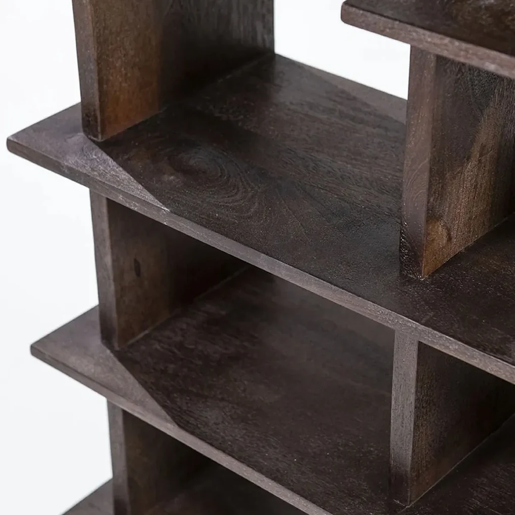Eleonora Oliver Vakkenkast Mangohout Bruin - 120x40x220cm.