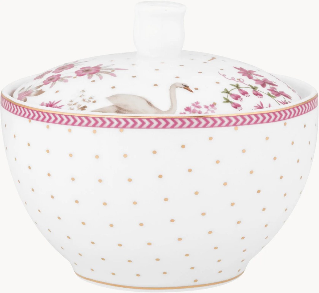 Porseleinen suikerpot Jolie Dots