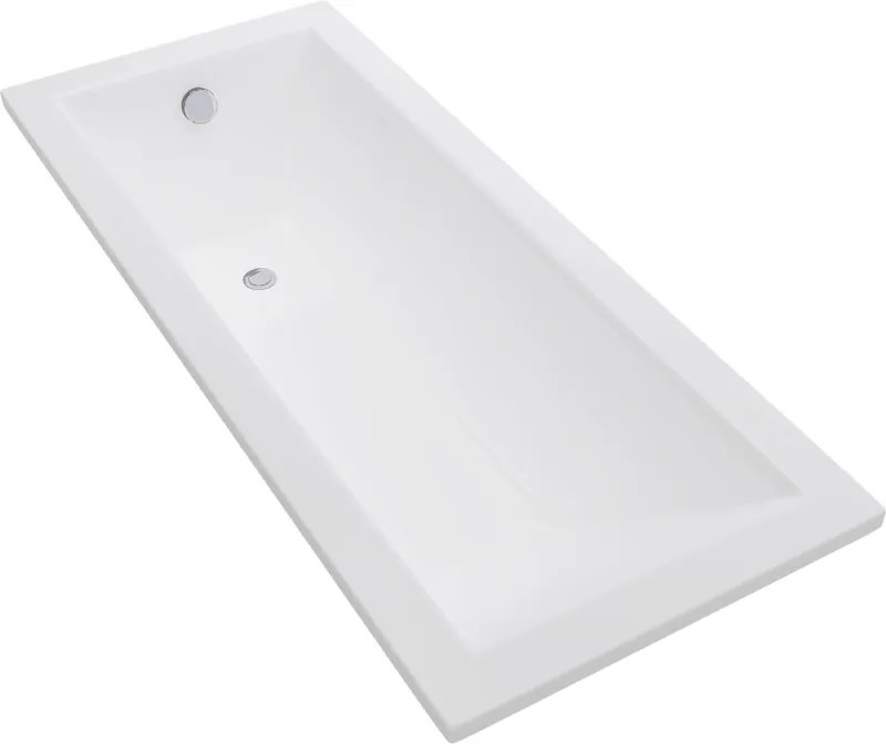 Mexen Cubik rechthoekig bad 140 x 70 cm, wit - 55031407000