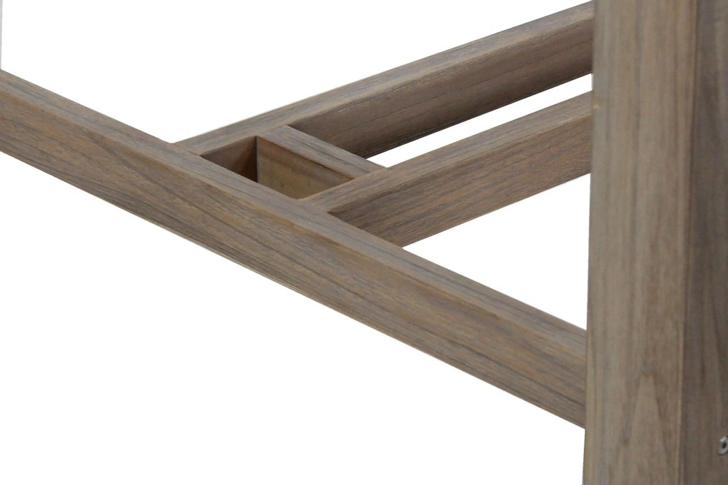 Barset 4 personen Teak Old teak greywash Garden Collections Brighton