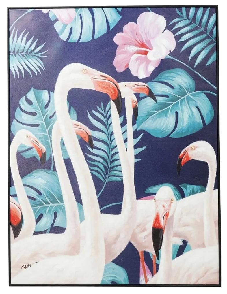 Kare Design Flamingo Road Flamingo Schilderij Met Zwarte Lijst
