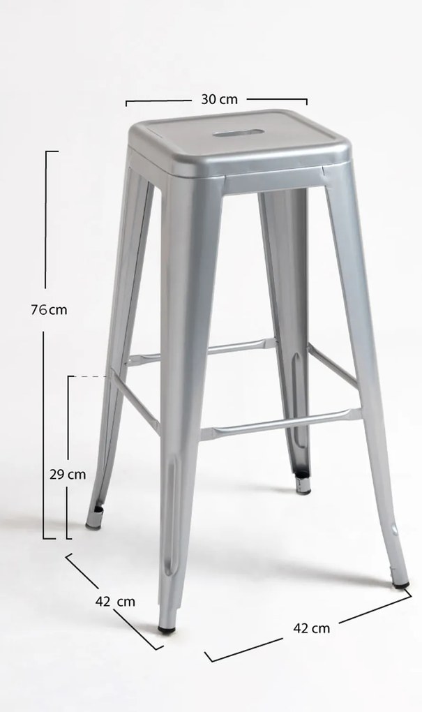 Set 4 hoge Torix krukken