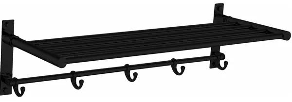 Best Design Clips Black wand handdoekrek Nero mat zwart 4005940
