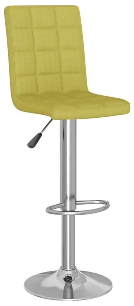 vidaXL Barkruk stof groen