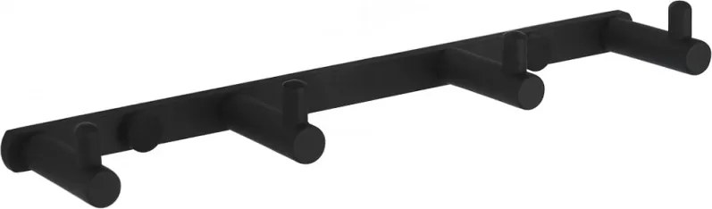 Mexen viervoudige handdoekhaak, zwart - 709164-70