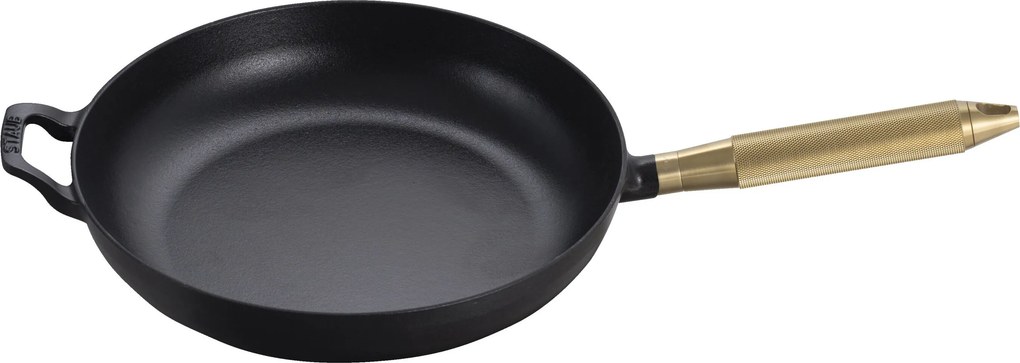 Staub Pans Koekenpan Buster+Punch 28 cm, Zwart - Pans - Staub