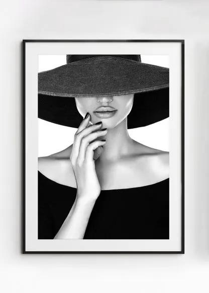 Poster Jane – Gedrukt papier – Zwart & Wit – 30×40 cm