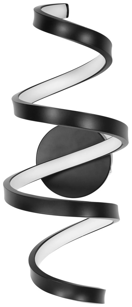 WANDLAMP LED SPRING APP826-W ZWART MAT