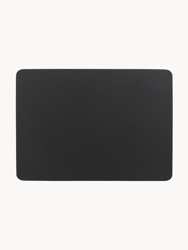 Kunstleren placemats Pik, 2-delig
